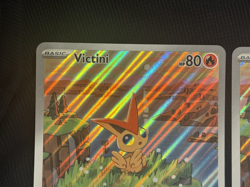 POKEMON VICTINI HOLO BASIC JUMBO CARD HP 80 208 (PACK OF 2) - Image 2