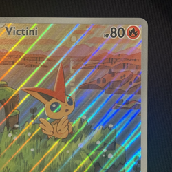 POKEMON VICTINI HOLO BASIC JUMBO CARD HP 80 208 (PACK OF 2) - Image 3