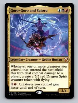 Goro-Goro and Satoru M Prerelease Cards 445 NM - Image 1