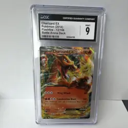 Pokemon Charizard ex Flashfire 12/106 CGC 9 Holo Ultra Rare HP 180 TCG Card - Image 1