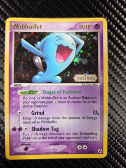 Wobbuffet 28/92 EX Legend Maker Pokemon Card Reverse Holo Foil Rare Swirl - Image 1