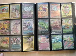 Pokemon Binder Collection Of 150+ Vintage And Modern Cards Lot (Includes Binder) - Image 3