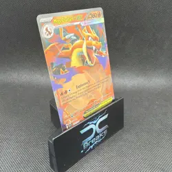 Mega Charizard Y EX Pokemon TCG Card Dragon Mega EX Full Art 360 HP Holo 022/217 - Image 3