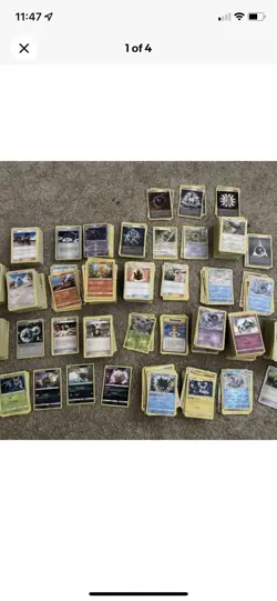 100 Pokemon Cards - Starter Beginner Set Bundle - Energies Coins Tins Sleeves - Image 5