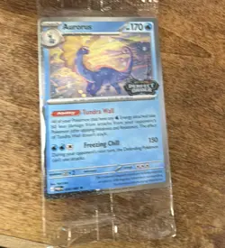 1x Pokemon Aurorus Perfect Order Promo Holo Card 024/088 Stage 2 TCG SEALED - Image 1