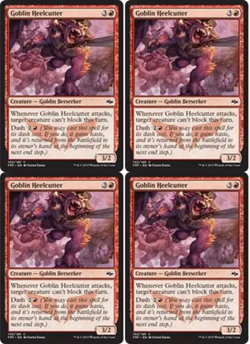 MTG 2015 GOBLIN HEELCUTTER - BERSERKER CREATURE - MAGIC CARD x4 copies - Image 1