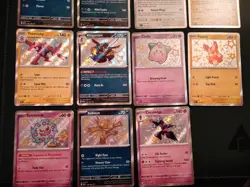 Paldean Fates Baby Shiny Lot Of 15 Cards All M/NM Cleffa Thunderus Kingambit - Image 3