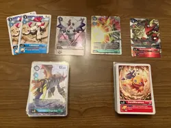 Digimon Card Game Lot of EX2 (Digital Hazard) & BT10 Cards (Xros Encounter) - Image 1