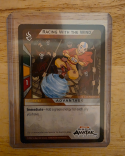Avatar: The Last Airbender Racing With The Wind Burger King Promo Card - NM - Image 1
