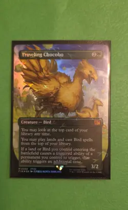 Traveling Chocobo (Borderless) (Chocobo Track Foil) Final Fantasy Foil - Image 1