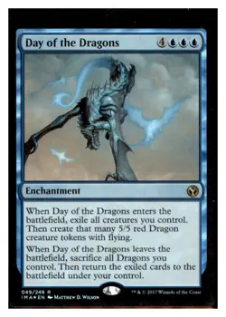MTG - #49 Day of the Dragons - Iconic Masters Foil - Image 1