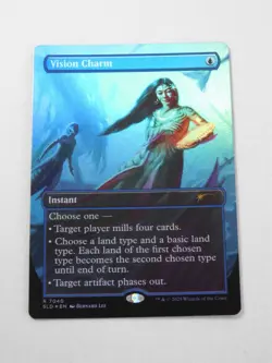Vision Charm Foil Magic the Gathering Secret Lair Drop Series Dandan Retro Frame - Image 1