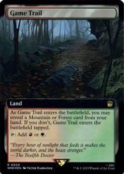 Game Trail Extended Art - Foil - Doctor Who - (500) NM - Image 2