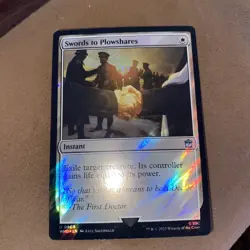 MTG Swords to Plowshares (Surge Foil) WHO Uncommon Foil #803 - Image 1