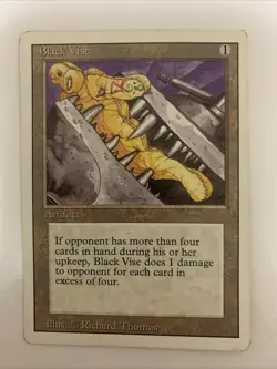 MTG LP Black Vise (#236) – Revised 3rd Edition – Uncommon (Regular) - Image 1