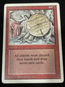Magic The Gathering Wheel of Fortune Revised Edition MP #2 - Image 1