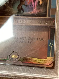 Stifle - Masterpiece Series: Amonkhet Invocations Magic the Gathering PSA 9 - Image 2
