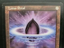 Lotus Petal – Tempest MTG 1997 Vintage Artifact Magic the Gathering LP - Image 3