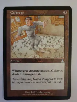 Caltrops Urza's Destiny MTG 1999 Artifact Colorless Magic the Gathering NM/LP - Image 1