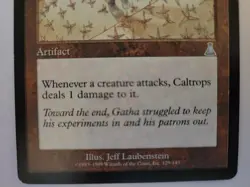 Caltrops Urza's Destiny MTG 1999 Artifact Colorless Magic the Gathering NM/LP - Image 4
