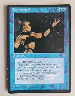 Counterspell Ice Age Regular MP Moderately Played MTG - Image 1