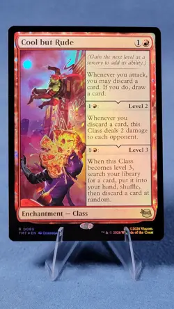 Cool But Rude FOIL Teenage Mutant Ninja Turtles Pack Fresh MTG NMM MINT - Image 1