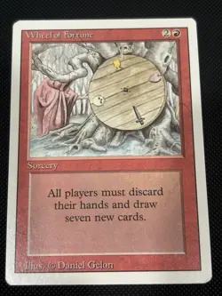 Magic The Gathering Wheel of Fortune Revised Edition LP - Image 1