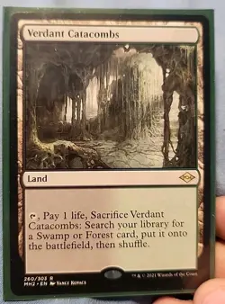 Mtg Verdant Catacombs NM/M Modern Horizons 2 260/303 Fetch Land Rare - Image 1
