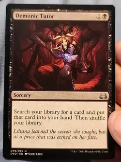 Demonic Tutor Duel Decks Divine vs. Demonic Regular MTG Commander - Image 3