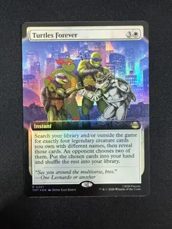 Turtles Forever (EXTENDED FOIL) - TMNT (Magic) NM - Image 1