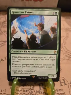 MTG Generous Patron Commander: FINAL FANTASY Regular Rare NM - Image 1