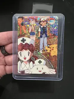 1999 Vintage Pocket Monsters Vending Prism Nurse Joy Misty Chansey Ash #441 - Image 1