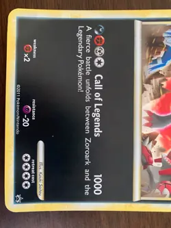 Zoroark and Legendary Pokemon (Black Star Promo) Jumbo Cards Holo - Image 3