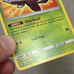 Pokemon Shining Celebi SM79 Sun & Moon Black Star Promo Shining Legends LP - Image 2