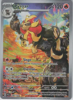 Pyroar 200/193 Illustration Rare Paldea Evolved Pokemon Near Mint - Image 1
