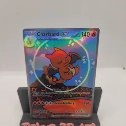 bubble charizard Pokemon TCG holo ( Fan Art) holo Crd1841 - Image 1
