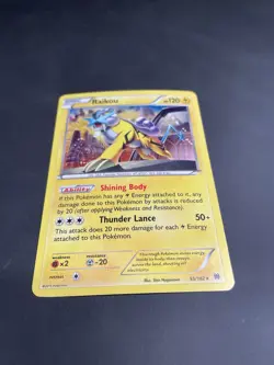 Raikou 55/162 XY BREAKthrough Cosmos Holo Rare Pokemon TCG - Image 3