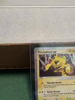 Pokemon TCG: Electabuzz ex Ultra Rare Holo Ruby and Sapphire #97/109, Damaged. - Image 2