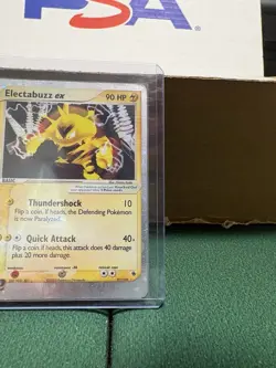 Pokemon TCG: Electabuzz ex Ultra Rare Holo Ruby and Sapphire #97/109, Damaged. - Image 4
