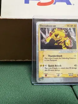 Pokemon TCG: Electabuzz ex Ultra Rare Holo Ruby and Sapphire #97/109, Damaged. - Image 5