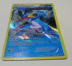 Pokemon SWAMPERT 36/160 Primal Clash Full Art Holo Rare 2015 LP Excellent - Image 3