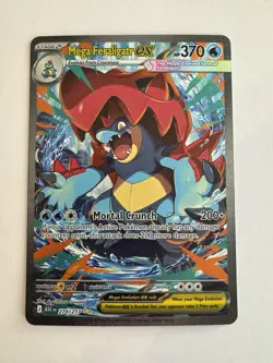 Pokemon TCG Ascended Heroes Mega Feraligatr EX 274/217 SIR MINT! - Image 1