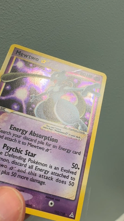 Pokemon Mewtwo Gold Star EX Holon Phantoms 103 - ULTRA RARE - Image 2