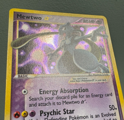 Pokemon Mewtwo Gold Star EX Holon Phantoms 103 - ULTRA RARE - Image 3