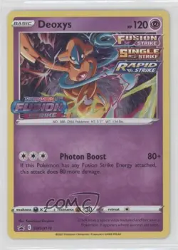 Deoxys (Prerelease) Pokemon Sword & Shield Black Star #SWSH170 - Image 1