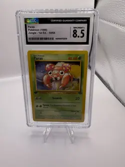 1999 Pokemon Jungle 1st Edition Paras #59 CGC 8.5 NM/Mint+ - Image 1
