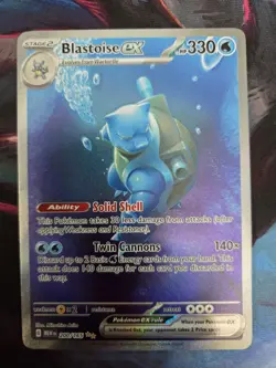 BLASTOISE EX 200/165 SCARLET & VIOLET 151 SPECIAL ILLUSTRATION RARE POKEMON TCG - Image 1