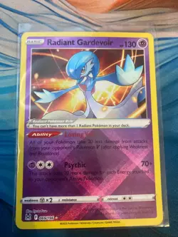 Radiant Gardevoir 069/196 Ultra Rare Lost Origins Pokemon TCG NM - Image 1