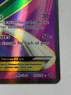 Pokemon TCG Gallade-EX Roaring Skies 99/108 Holo Full Art Ultra Rare HP - Image 2