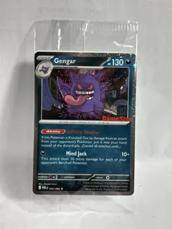 Pokemon GameStop Stamped Exclusive Gengar Promo Sealed 050/088 - Image 1